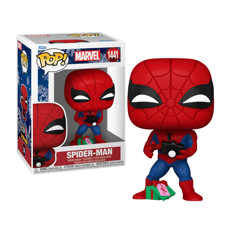 HOLIDAY '24 - POP Marvel N° 1441 - Spider-Man avec cadeau ouvert HOLIDAY '24 - POP Marvel N° 1441 - Spider-Man avec cadeau ouvert