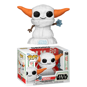MANDALORIAN HOLIDAY - POP Star Wars NÂ° 748 - Grogu (Bonhomme de neige)