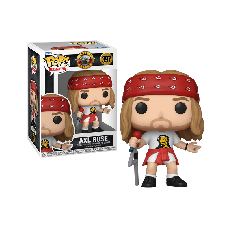 GUN N ROSES - POP Rocks N° 397 - Axel Rose (1980's) avec Chase GUN N ROSES - POP Rocks N° 397 - Axel Rose (1980's) avec Chase