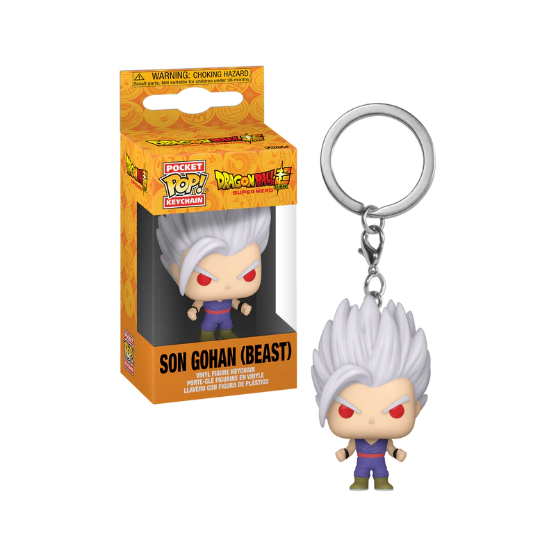 DBS SUPER HERO - Pocket Pop Keychains - Gohan Ultra Instinct DBS SUPER HERO - Pocket Pop Keychains - Gohan Ultra Instinct