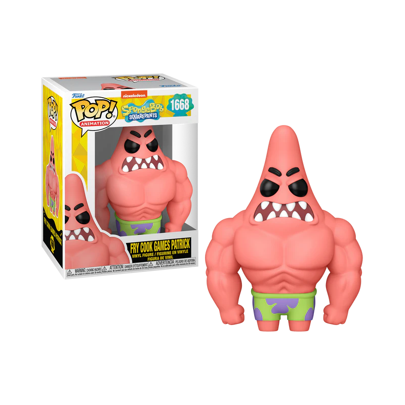 BOB L'EPONGE - POP Animation N° 1668 - Patrick avec muscles BOB L'EPONGE - POP Animation N° 1668 - Patrick avec muscles