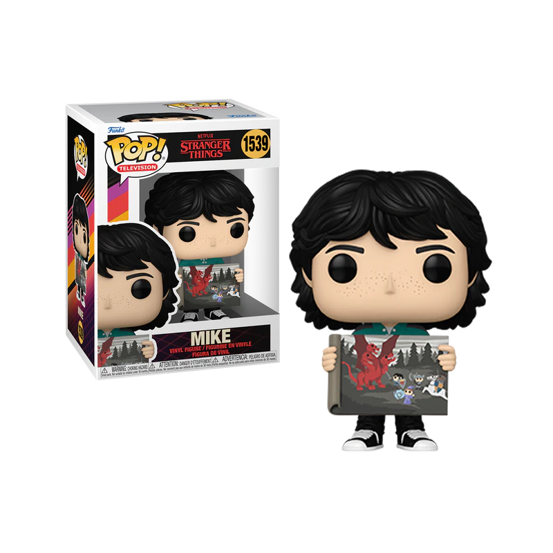 STRANGER THINGS - POP TV N° 1539 - Mike avec Peinture de Will STRANGER THINGS - POP TV N° 1539 - Mike avec Peinture de Will
