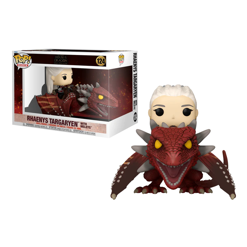 HOUSE OF THE DRAGON - POP Ride DLX N° 124 - Rhaenys avec Meleys HOUSE OF THE DRAGON - POP Ride DLX N° 124 - Rhaenys avec Meleys