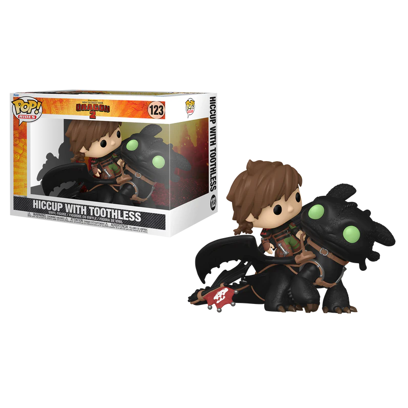 DRAGON - POP Ride DLX N° 123 - Harlod avec Krokmou DRAGON - POP Ride DLX N° 123 - Harlod avec Krokmou