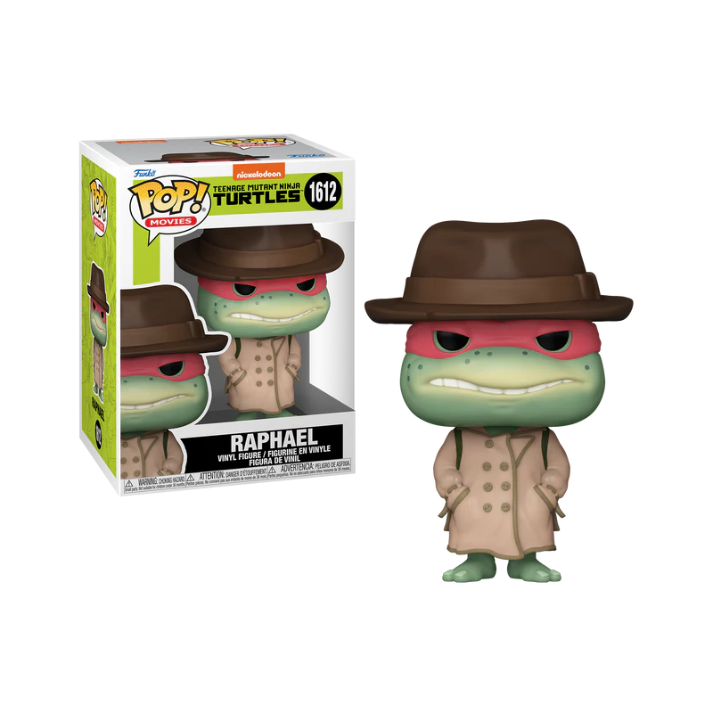 LES TORTUES NINJAS - POP Movie N° 1612 - Raphael avec veste & Chapeau LES TORTUES NINJAS - POP Movie N° 1612 - Raphael avec veste & Chapeau