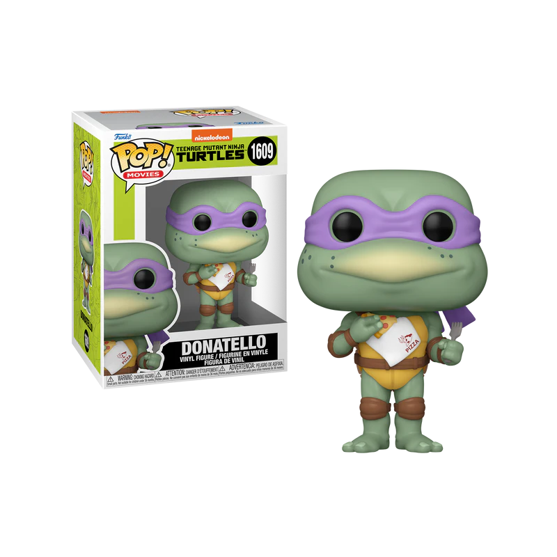 LES TORTUES NINJAS - POP Movie N° 1609 - Donatello avec Pizza LES TORTUES NINJAS - POP Movie N° 1609 - Donatello avec Pizza