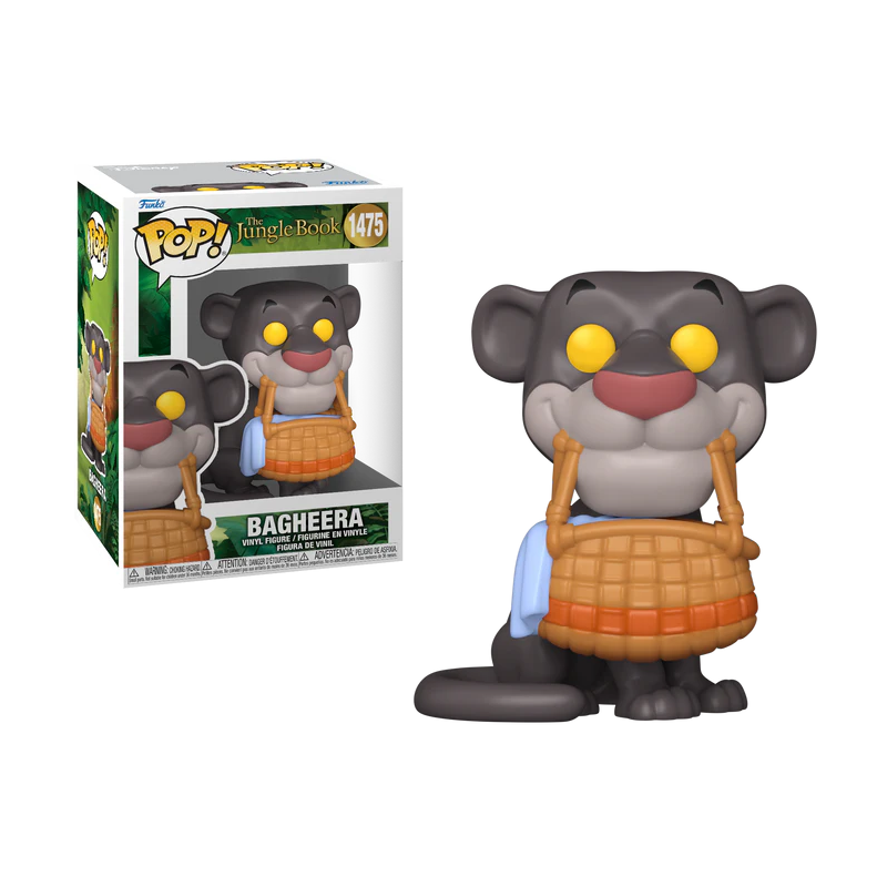LE LIVRE DE LA JUNGLE - POP Disney N° 1475 - Bagheera avec Panier LE LIVRE DE LA JUNGLE - POP Disney N° 1475 - Bagheera avec Panier