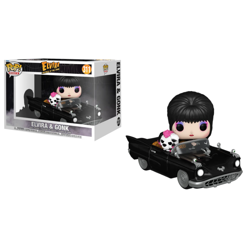 ELVIRA - POP Ride DLX N° 311 - Elvira avec Macabre Mobile ELVIRA - POP Ride DLX N° 311 - Elvira avec Macabre Mobile