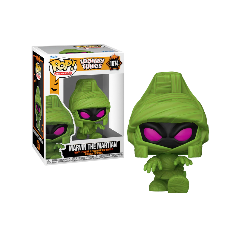 LOONEY TUNES HALLOWEEN - POP Animation N° 1674 - Marvin (Momie) LOONEY TUNES HALLOWEEN - POP Animation N° 1674 - Marvin (Momie)