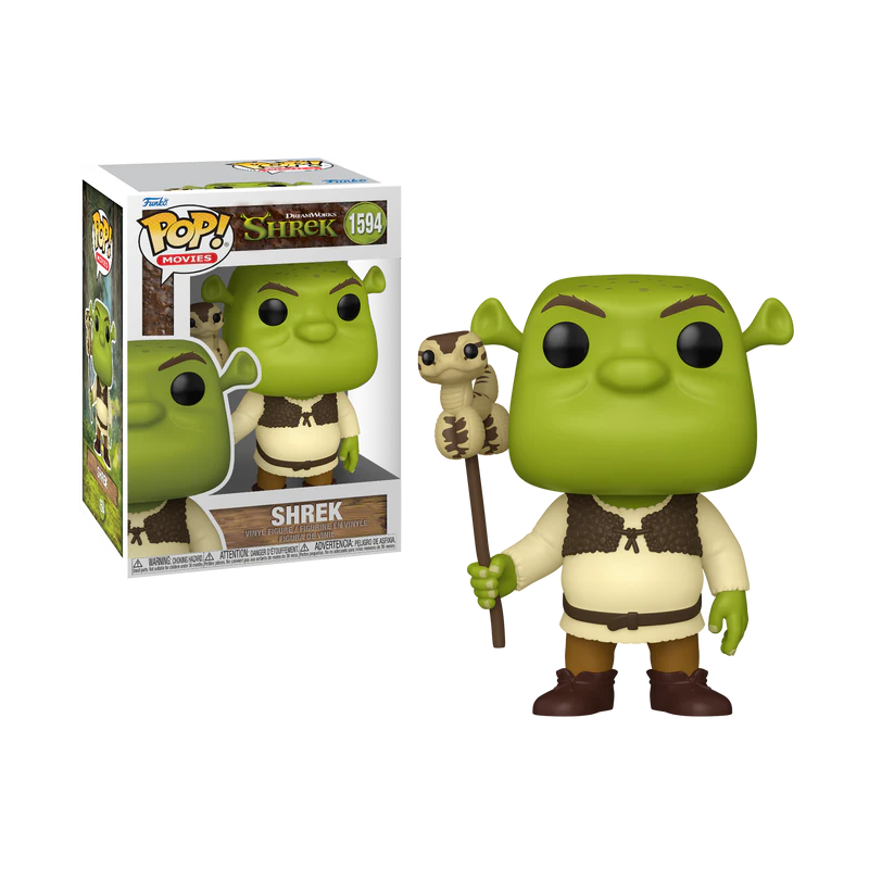 SHREK - POP Movies N° 1594 - Shrek avec serpent SHREK - POP Movies N° 1594 - Shrek avec serpent