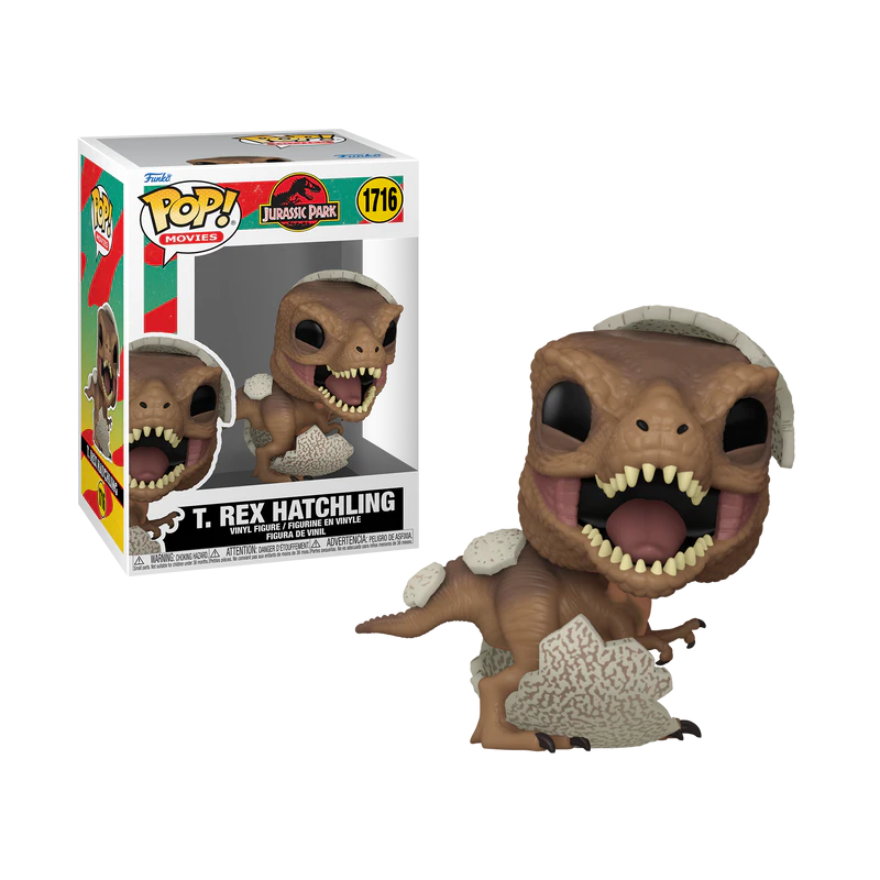 JURASSIC PARK HATCHLING - POP Movies N° 1716 - Tyrannosaurus Rex JURASSIC PARK HATCHLING - POP Movies N° 1716 - Tyrannosaurus Rex