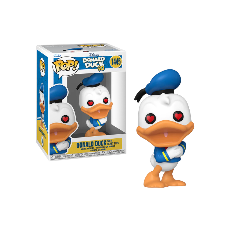 DONALD DUCK 90TH - POP Disney N° 1445 - Donald Duck (Yeux Coeurs) DONALD DUCK 90TH - POP Disney N° 1445 - Donald Duck (Yeux Coeurs)