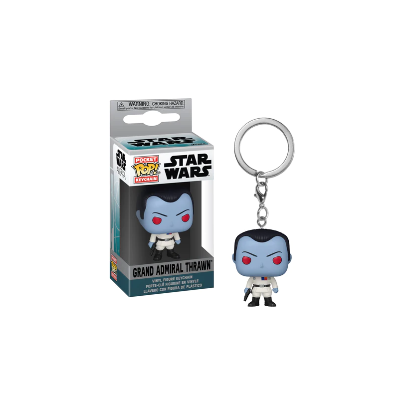 STAR WARS AHSOKA - Pocket Pop Keychains - Grand Amiral Thrawn STAR WARS AHSOKA - Pocket Pop Keychains - Grand Amiral Thrawn
