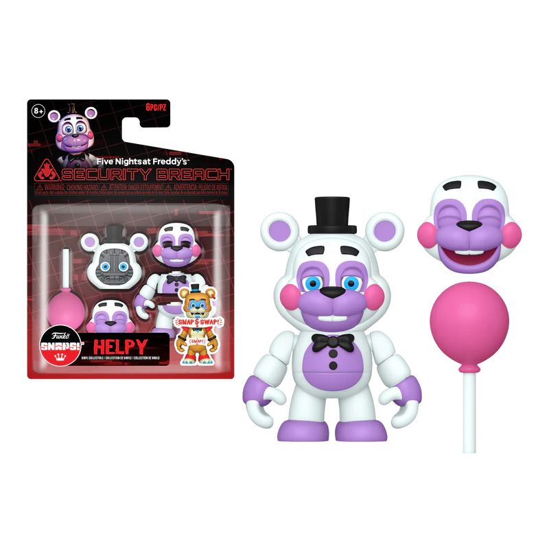 FNAF - Helpy - Single Snap Pack Funko 8.89cm FNAF - Helpy - Single Snap Pack Funko 8.89cm