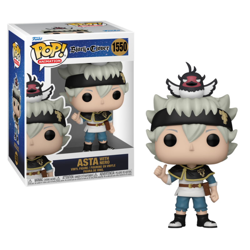 BLACK CLOVER - POP Animation N° 1550 - Asta avec Nero BLACK CLOVER - POP Animation N° 1550 - Asta avec Nero