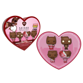 DC - Pocket Pop Keychains 4 Pack- Saint-Valentin (Look Chocolat)