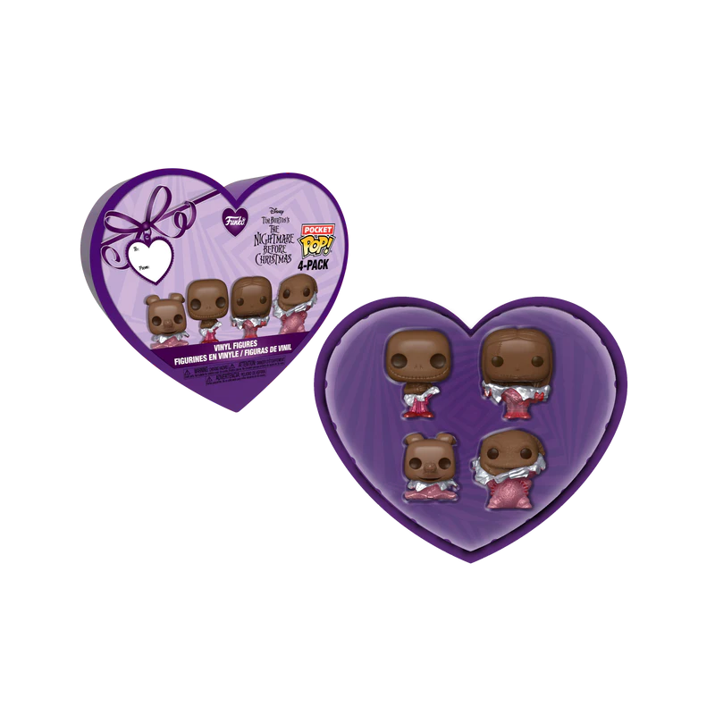 NBX - Pocket Pop Keychains 4 Pack- Saint-Valentin (Look Chocolat) NBX - Pocket Pop Keychains 4 Pack- Saint-Valentin (Look Chocolat)