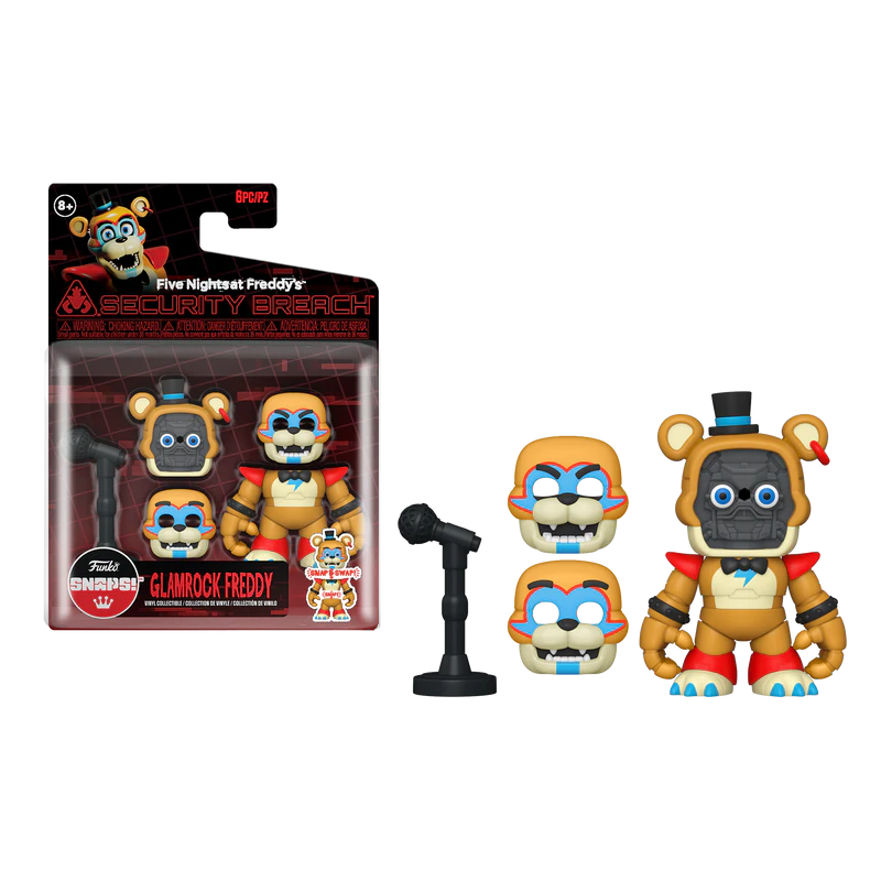 FNAF - Glamrock Freddy - Single Snap Pack Funko FNAF - Glamrock Freddy - Single Snap Pack Funko