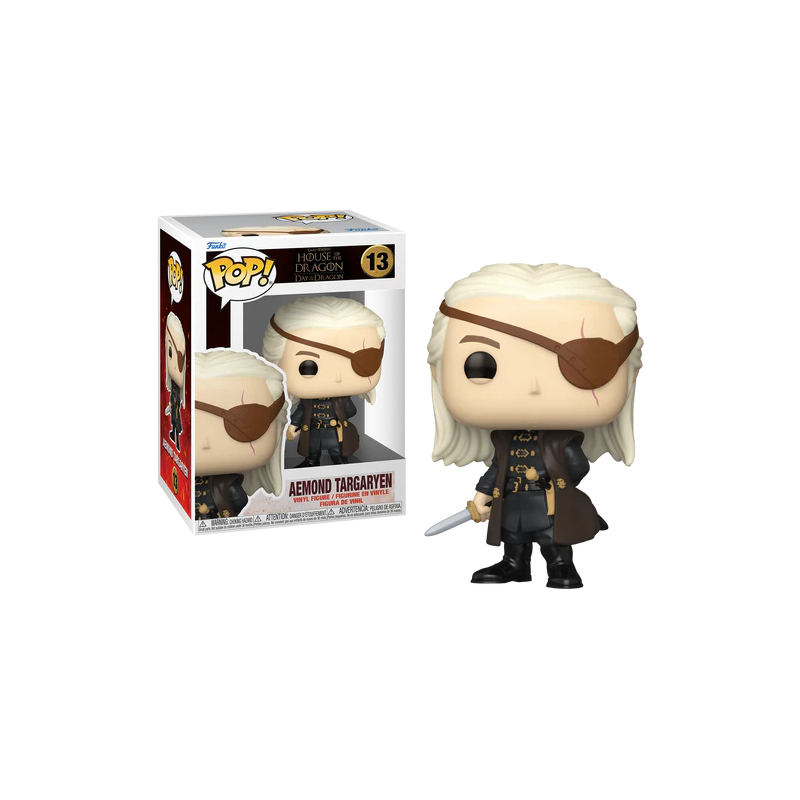 HOUSE OF THE DRAGONS - POP TV N° 13 - Aemond Targaryen avec Chase HOUSE OF THE DRAGONS - POP TV N° 13 - Aemond Targaryen avec Chase