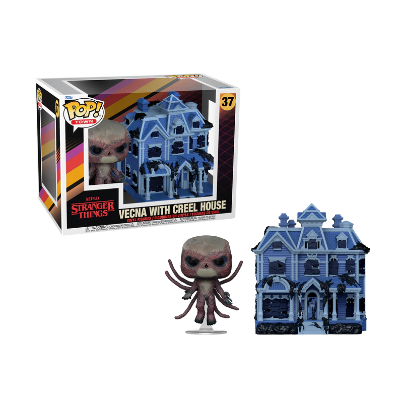 STRANGER THINGS S4 - POP TOWN N° 37 - Creel House avec Vecna STRANGER THINGS S4 - POP TOWN N° 37 - Creel House avec Vecna