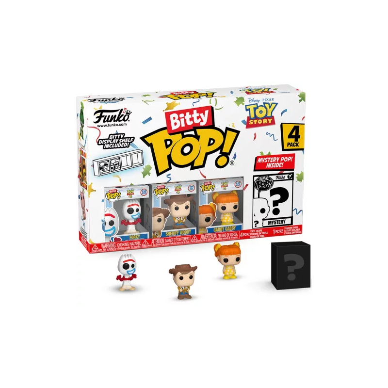 TOY STORY - Bitty Pop 4 Pack 2.5cm - Forky TOY STORY - Bitty Pop 4 Pack 2.5cm - Forky