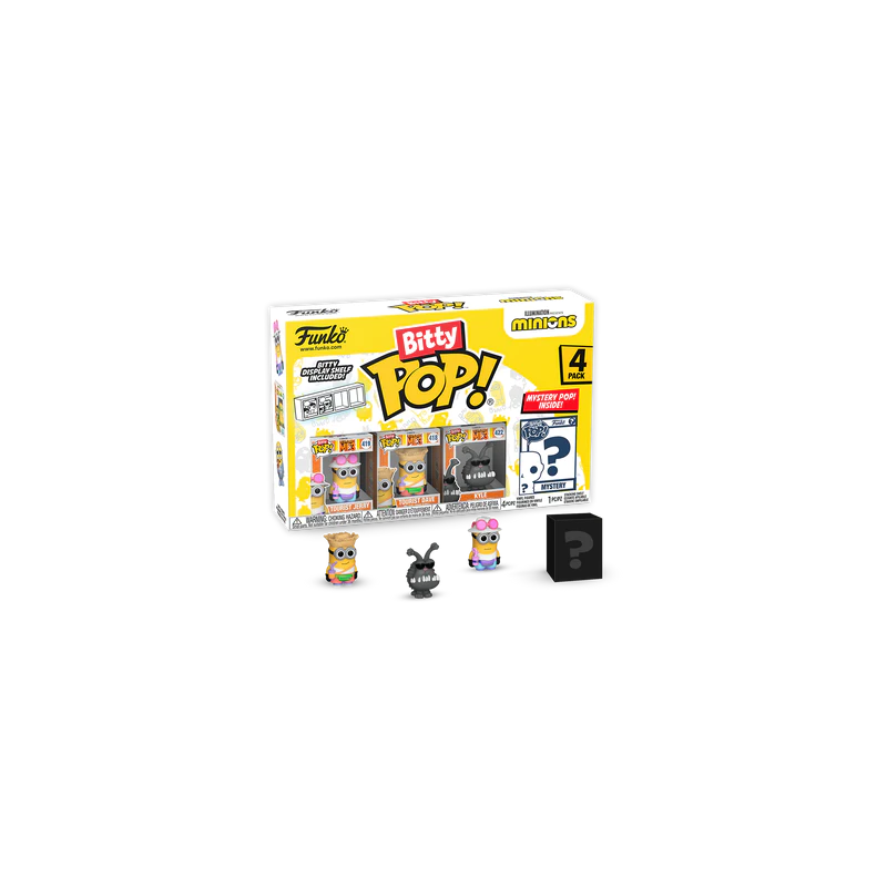 MINIONS - Bitty Pop 4 Pack 2.5cm - Jeune Gru MINIONS - Bitty Pop 4 Pack 2.5cm - Jeune Gru