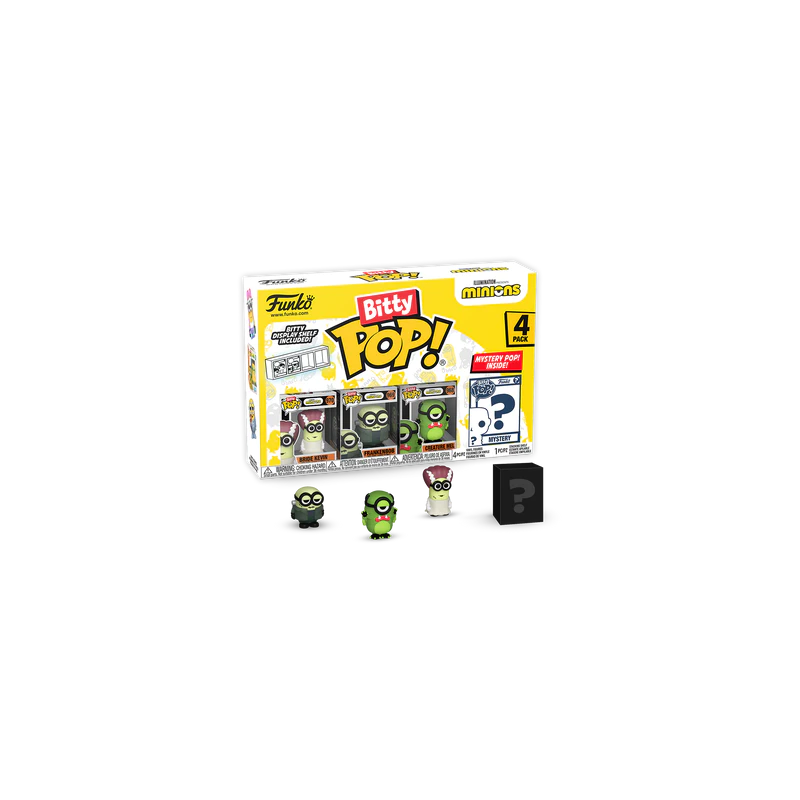 MINIONS - Bitty Pop 4 Pack 2.5cm - Frankenbob MINIONS - Bitty Pop 4 Pack 2.5cm - Frankenbob