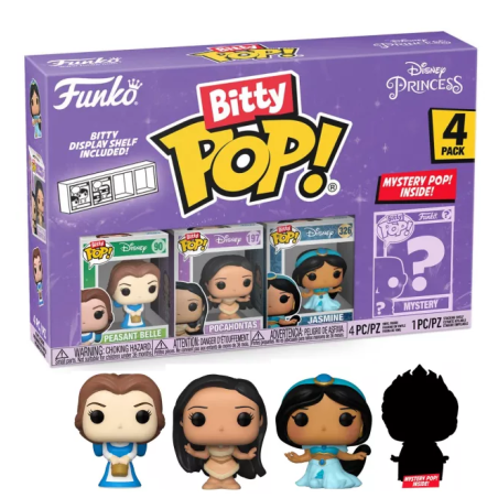 DISNEY PRINCESSE - Bitty Pop 4 Pack 2.5cm - Belle