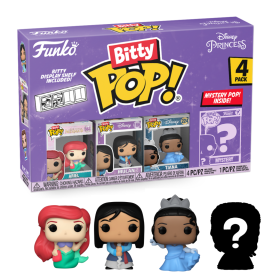 DISNEY PRINCESSE - Bitty Pop 4 Pack 2.5cm - Ariel