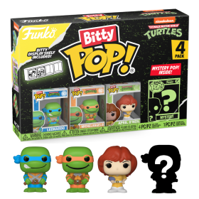 LES TORTUES NINJAS - Bitty Pop 4 Pack 2.5cm - Leonardo