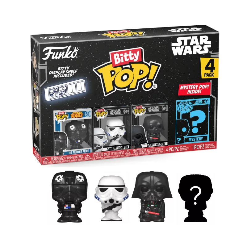STAR WARS - Bitty Pop 4 Pack 2.5cm - Dark Vador STAR WARS - Bitty Pop 4 Pack 2.5cm - Dark Vador