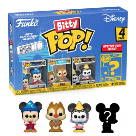 DISNEY - Bitty Pop 4 Pack 2.5cm - Mickey Sorcier