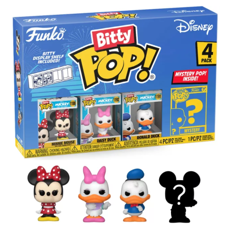 DISNEY - Bitty Pop 4 Pack 2.5cm - Minnie