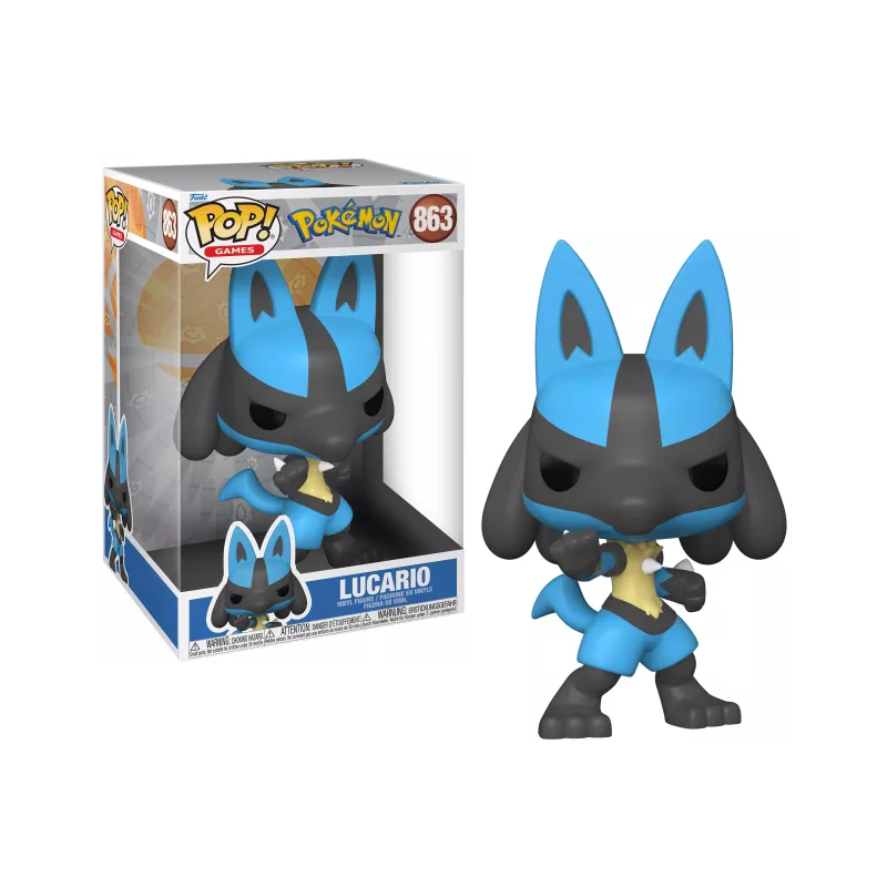 POKEMON - POP JUMBO 10'' N° 863 - Lucario POKEMON - POP JUMBO 10'' N° 863 - Lucario