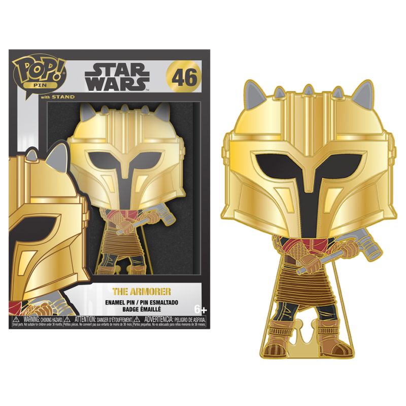 STAR WARS - Pop Large Enamel Pin N° 46 - The Armorer STAR WARS - Pop Large Enamel Pin N° 46 - The Armorer