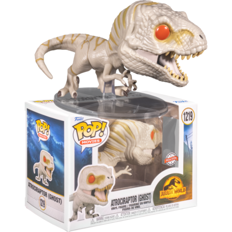 JURASSIC WORLD 3 - POP Movies NÂ° 1219 - Atrociraptor (Ghost)