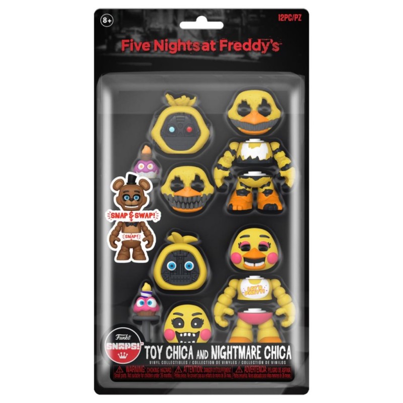FNAF - Nightmare Chica & Toy Chica - Double Snap Pack Funko FNAF - Nightmare Chica & Toy Chica - Double Snap Pack Funko