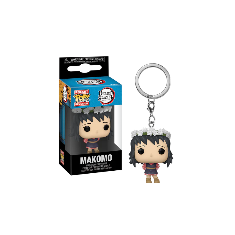 DEMON SLAYER - Pocket Pop Keychains - Makomo (Flower Headdress) DEMON SLAYER - Pocket Pop Keychains - Makomo (Flower Headdress)