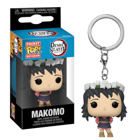 DEMON SLAYER - Pocket Pop Keychains - Makomo (Flower Headdress)