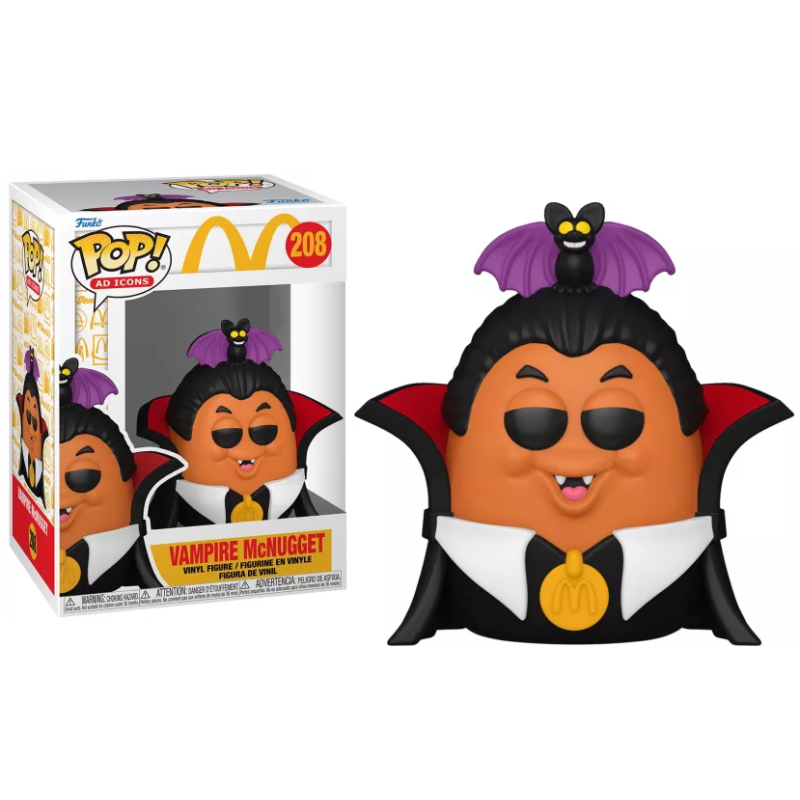 MCDONALDS - POP Ad Icons N° 208 - Nugget Buddies Vampire MCDONALDS - POP Ad Icons N° 208 - Nugget Buddies Vampire