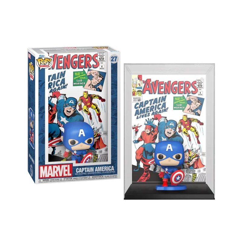MARVEL - POP Comic Cover N° 27 - Captain America Avengers 4 (1963) MARVEL - POP Comic Cover N° 27 - Captain America Avengers 4 (1963)