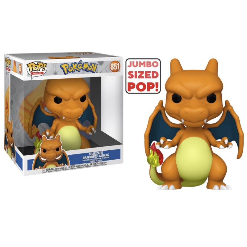 POKEMON - POP JUMBO 10'' N° 851 - Dracaufeu POKEMON - POP JUMBO 10'' N° 851 - Dracaufeu