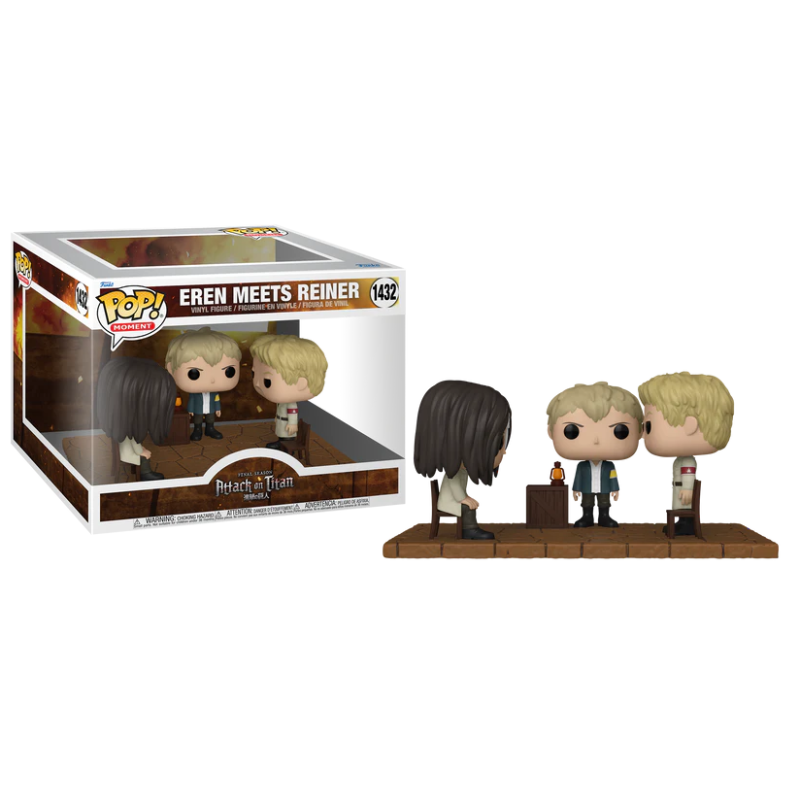 L'ATTAQUE DES TITANS - POP Moments N° 1432 - Eren rencontre Reiner L'ATTAQUE DES TITANS - POP Moments N° 1432 - Eren rencontre Reiner