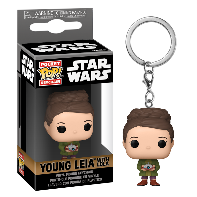 STAR WARS OBI-WAN KENOBI - Pocket Pop Keychains - Leia Organa "Jeune" STAR WARS OBI-WAN KENOBI - Pocket Pop Keychains - Leia Organa "Jeune"