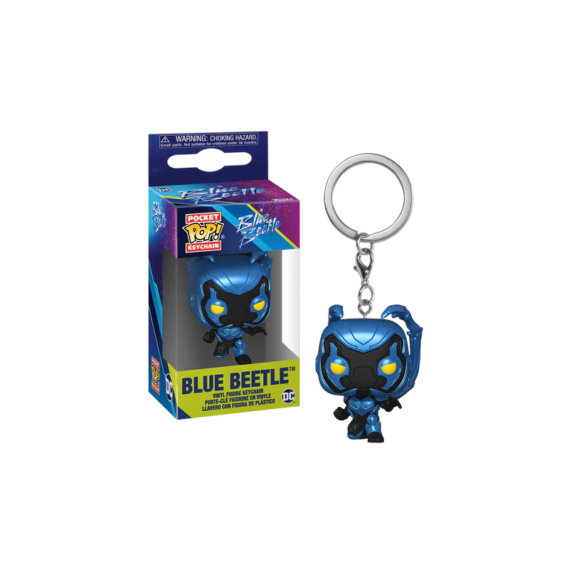 BLUE BEETLE - Pocket Pop Keychains - Blue Beetle BLUE BEETLE - Pocket Pop Keychains - Blue Beetle