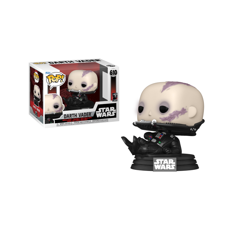 STAR WARS 6 "40EME ANNIVERSAIRE" - POP N° 610 - Dark Vador "Démasqué" STAR WARS 6 "40EME ANNIVERSAIRE" - POP N° 610 - Dark Vador "Démasqué"
