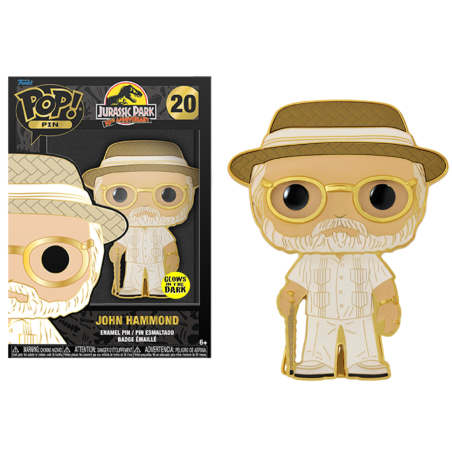 JURASSIC PARK - Pop Large Enamel Pin NÂ° 20 - John Hammond