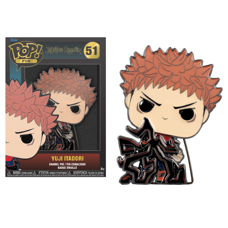 JUJUTSU KAISEN - Pop Large Enamel Pin N° 51 - Yuji Itadori chase GROUP JUJUTSU KAISEN - Pop Large Enamel Pin N° 51 - Yuji Itadori chase GROUP