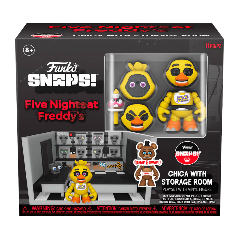 FNAF - Storage Room w/ Chica - Snap Playset Funko FNAF - Storage Room w/ Chica - Snap Playset Funko