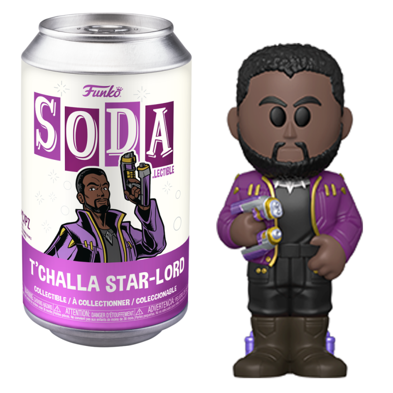 WHAT IF - POP Soda - Star-Lord T'Challa avec Hase WHAT IF - POP Soda - Star-Lord T'Challa avec Hase